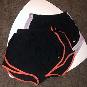 Two Pairs of Black Nike Shorts